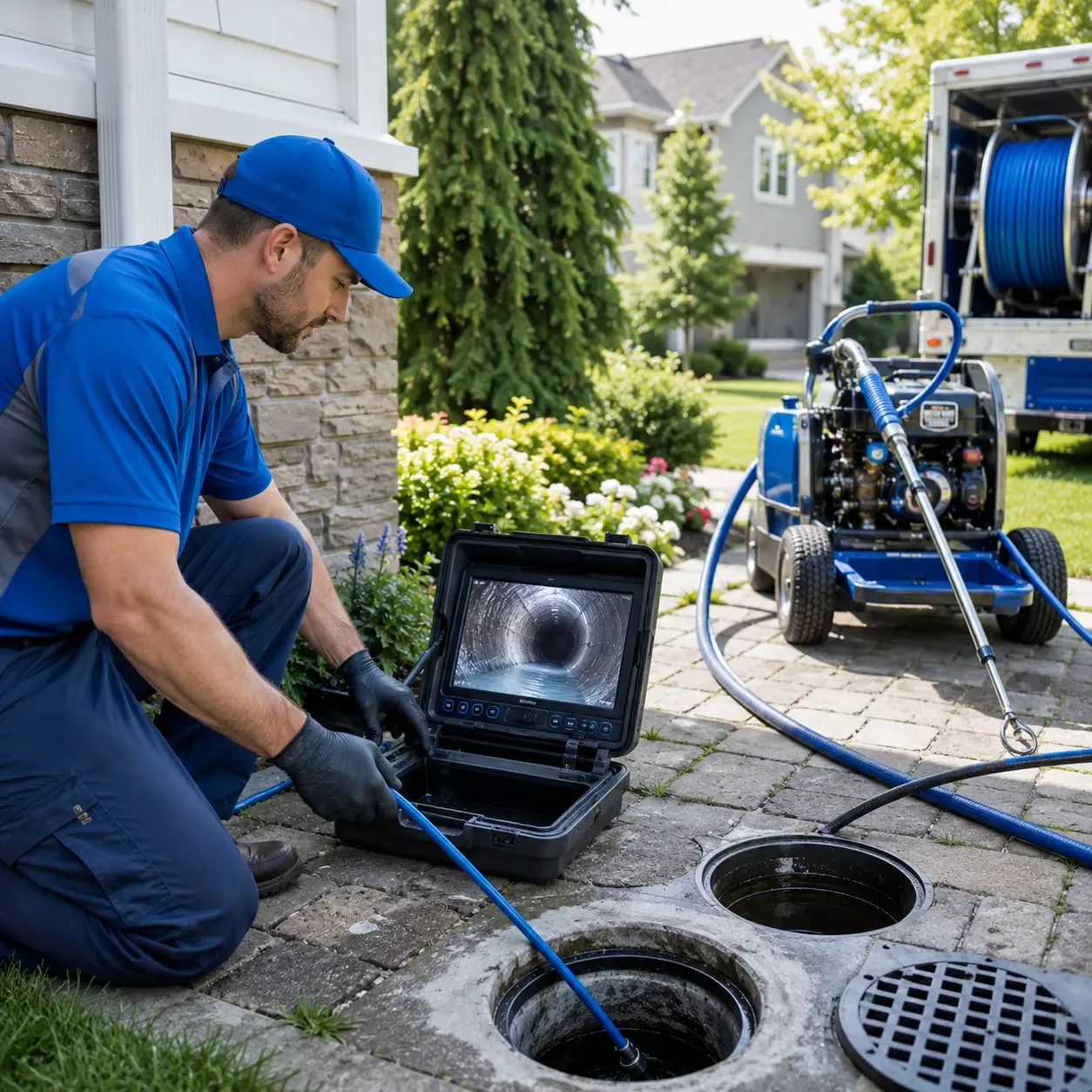 Outdoor drain cleaning professionals serving Manteca, CA